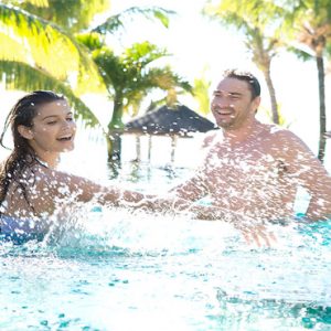 Beach Weddings Abroad Mauritius Weddings Couple In Pool