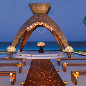 Beach Weddings Abroad Mexico Weddings Wedding Gazebo At Night