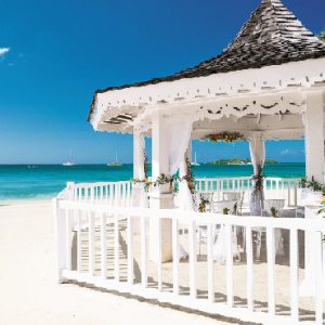 Beach Weddings Abroad Sandals Negril Wedding Canopy