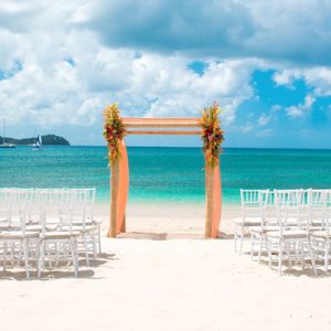 Beach Weddings Abroad St Lucia Weddings Beach Wedding Setup