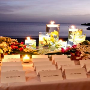 Beach Weddings Abroad St Lucia Weddings Dining Setup Wedding1