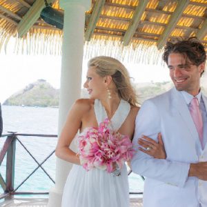 Beach Weddings Abroad St Lucia Weddings Overwater Wedding1