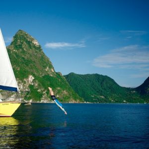 Beach Weddings Abroad St Lucia Weddings Excursions On Sail Boat 'Serenity'