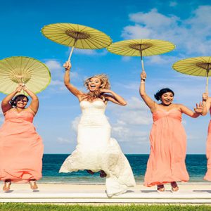 Beach Weddings Abroad Mexico Weddings Bridemaids