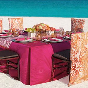Beach Weddings Abroad Mexico Weddings Sunset Sultry Wedding Beach Dining Setup