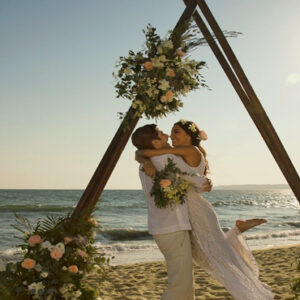Mexico Weddings Dreams Aventuras Riviera Maya Beach Wedding Couple