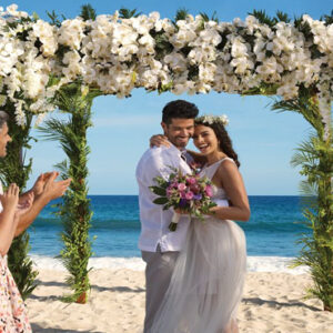 Mexico Weddings Dreams Aventuras Riviera Maya Beach Wedding Couple1