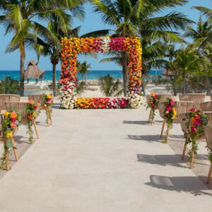 Mexico Weddings Dreams Aventuras Riviera Maya Rooftop Terrace Wedding Ceremony