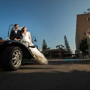 Beach Weddings Abroad Cyprus Weddings Wedding Chapel In Vintage Car