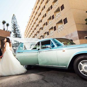Beach Weddings Abroad Cyprus Weddings Wedding Couple By Vintage Car