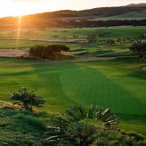 Beach Weddings Abroad Mauritius Weddings Sunset View Over The Golf Course