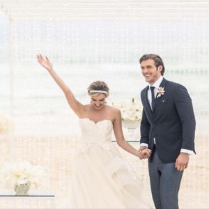 Beach Weddings Abroad Mexico Weddings Couple Married