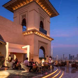 Beach Weddings Abroad Dubai Weddings Rooftop Lounge At Night