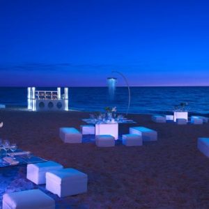 Beach Weddings Abroad Mexico Weddings Beach Wedding Dinner At Night