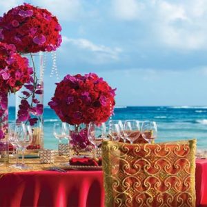 Beach Weddings Abroad Mexico Weddings Hindu Beach Wedding Reception