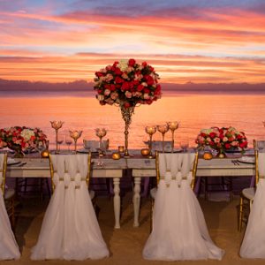 Beach Weddings Abroad Mexico Weddings Beach Wedding Dining Reception