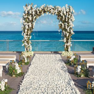 Beach Weddings Abroad Mexico Weddings Rooftop Terrace Wedding