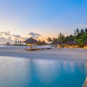 Beach Weddings Abroad Maldives Weddings Sand Restaurant Exterior