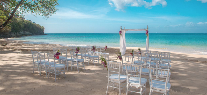 Wedding On The Beach In St Lucia Best Wedding Destinations