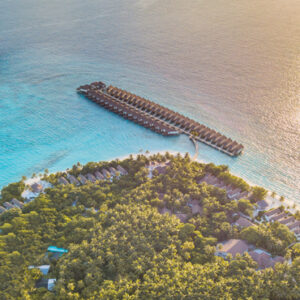 Aerial View Reethi Faru Resort Maldives Beach Weddings Abroad