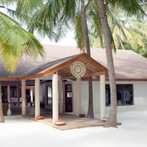 Coconut Spa Exterior Reethi Faru Resort Maldives Beach Weddings Abroad