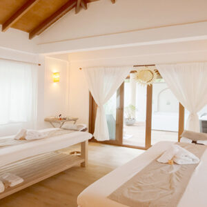 Couple Spa Treatment Room Reethi Faru Resort Maldives Beach Weddings Abroad