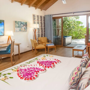 Deluxe Jacuzzi Beach Villas1 Reethi Faru Resort Maldives Beach Weddings Abroad