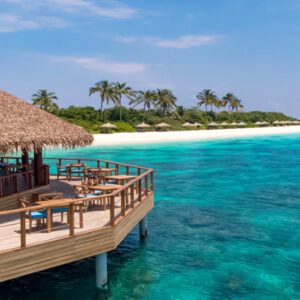 Dhiyavaru Restaurant2 Reethi Faru Resort Maldives Beach Weddings Abroad