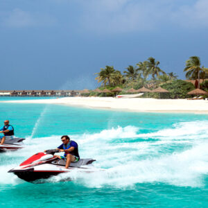 Jet Ski Reethi Faru Resort Maldives Beach Weddings Abroad