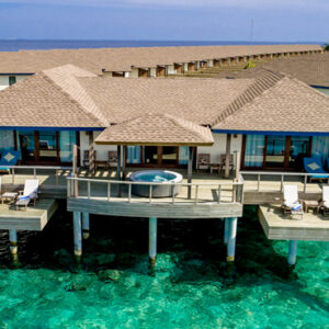 Two Bedroom Water Villa Suites With Spa Tub2 Reethi Faru Resort Maldives Beach Weddings Abroad