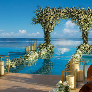 Wedding Infinity Pool Dreams Natura Resort & Spa Mexico Weddings Abroad